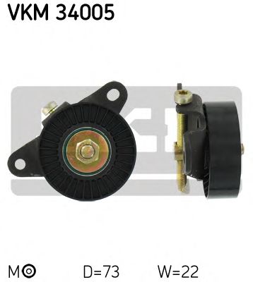 VKM 34005 SKF Ролик модуля натягувача ременя1